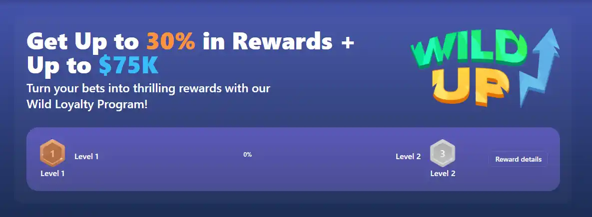 Abstract loyalty tier progression with tokens and a rising path